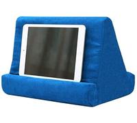 Cuscino in schiuma per laptop, tablet, Lapdesk multifunzione, supporto per tablet, supporto per iPad, con borsa (blu reale)