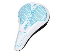 Cuscino in silicone per sellino, morbido coprisella per bicicletta con interno antiscivolo, per ciclismo interno ed esterno, per cyclette, Spin Class Road (blu)