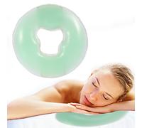 Cuscino in silicone Soft Massaggio,SPA massaggiatore salone di bellezza cura della pelle sovrapposizione morbida viso relax culla cuscino(verde chiaro)