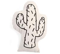Cuscino in tela con cactus.