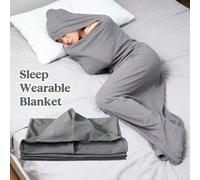 Cuscino indossabile, sacco a pelo, capsula per dormire abbracciante, coperta per respirazione e relax migliore sonno, compagno di viaggio per affari, morbido e delicato sulla pelle, salvaspazio per us