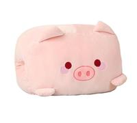 Cuscino invernale in peluche a forma di cartone animato, scaldamani per pisolino, eroe debole classe 1, cuscino da braccio non elettrico, essenziale da viaggio, idea regalo per bambini (beige)