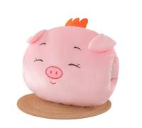 Cuscino invernale per bambini, scaldamani per pisolino, debole eroe classe 1, cuscino non elettrico, essenziale da viaggio, idea regalo (rosa chiaro)