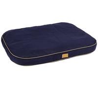Cuscino - KERBL - Jerome - 60 x 40 x 6 cm - Blu scuro e cognac