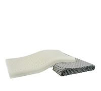 Cuscino Letto Cuscino in lattice naturale sottile e morbido for dormire, aiuta gli adulti a dormire, cuscino basso lungo ultra sottile for proteggere la colonna cervicale Cuscino In Lattice(Gray)