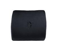 Arozzi Cuscino di supporto lombare in memory foam allevia il mal di schiena e la stanchezza dopo lunghi periodi di lavoro o di gioco, nero, standard, nero, Standard