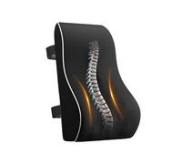 Cuscino Lombare Auto 1 PC Cuscino Di Supporto Lombare Memory Foam Sollievo Dal Mal Schiena Per Sedile Auto Ufficio Cuscino Lombare Ergonomico