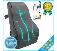 Cuscino Lombare Ergonomico memory foam per sedia ufficio divano postura comoda