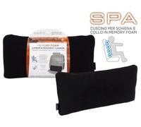 Cuscino Lombare in Memory Foam per Schiena Sedile Auto 42X21X11 cm Svar Lattnad