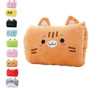 Cuscino Mani Forma Cartone Animato, Cuscini In Peluche Scaldamani, Pisolino Debole Cuscino Avvolgente Invernale Scaldabraccia, Pisolino Scrivania Non Elettrico(Tiger)