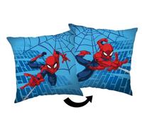 Cuscino Marvel Spider-Man, 40 x 40 cm, morbido, decorativo, blu, per camera dei bambini, divano o regalo, con licenza ufficiale, decorazione per la casa, accessorio per la camera dei ragazzi