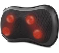 Cuscino massaggiante cervicale 4 nodi con calore per auto e casa collo schiena