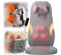 Cuscino massaggiante completo per sedia con riscaldamento e stretching per alleviare il dolore a schiena, collo e gambe