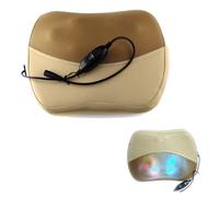 CUSCINO MASSAGGIANTE MASSAGGIATORE SHIATSU CASA AUTO INFRAROSSI COLLO MJY-815
