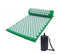 Cuscino Massaggiante Massaggio cuscino acupressione yoga mat mat shiatsu terapia intero corpo muscolo con collo di distensione del collo posteriore del dolore posteriore con set di cuscino massaggio C