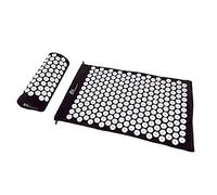 Cuscino Massaggiante Massaggio cuscino Agopuntura Mat Alleviare lo stress Back Body Dolore Spike Acupressore Massaggiatore Massaggiatore Cuscino Massaggiante Schiena (Size : Noir)
