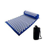 Cuscino Massaggiante Massaggio tappeto digitopressione Alleviare lo stress back body dolore cuscino spike yoga agopuntura tappetino Cuscino Massaggiante Schiena (Size : Blue suit)