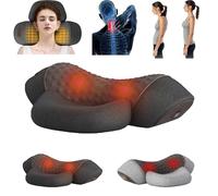 Cuscino massaggiante per collo 3 in 1 Core Hero, cuscino massaggiatore per collo Fisiorest 3 in 1, massaggiatore per collo Artuvate Fisiorest 3 in 1 (massaggio + impacco caldo + airbag) Dark Gray