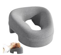 Cuscino massaggiante per il viso - Cuscino per salone di bellezza in schiuma memory | Coprimaterasso traspirante 30 x 13 cm con foro | Comodo cuscino di supporto facciale per spa e casa