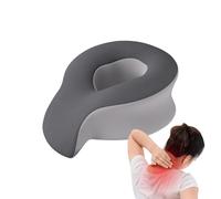 Cuscino massaggiante per letto, supporto ergonomico a faccia in giù, per il sonno ad alta elasticità, per viaggi, viaggi d'affari, casa, comodo cuscino per un rilassamento profondo, 35 x 27 cm