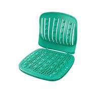 Cuscino Massaggiante per Sedile Cuscinetto Pad Coprisedile Supporto Lombare Due Perline per Micro-massaggio E, Verde, style to 1