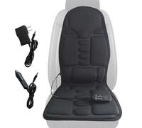 Cuscino massaggiante posteriore - Sedile massaggiante per schiena e seduta, tappetino relax 5 zone 3 modalità per freddo ufficio casa lunga seduta