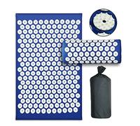 Cuscino Massaggiante Stuoia di acumpressione yoga e cuscino Massaggio cuscino EXTRA LUNGO Agopuntura Massaggio Materassino Alleviare lo stress Back Body Dolore Spike Mat Cuscino Massaggiante Schiena (