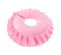 Cuscino Massaggiante U a Forma di Viso, Rosa, Velluto