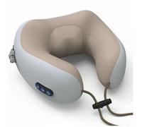 CUSCINO MASSAGGIATORE CERVICALE PORTATILE A IMPULSO PER COLLO DOPPIO MOTORE