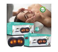 CUSCINO MASSAGGIATORE ELETTRICO CERVICALE MASSAGGIO BENESSERE LED SHIATSU TX-806
