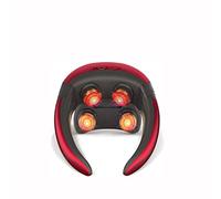 Cuscino massaggiatore per collo e schiena, massaggiatori elettrici per spalle Shiatsu Impastare tessuti profondi per spalle, gambe, piedi, corpo sollievo dal dolore muscolare, regalo per papà mamma