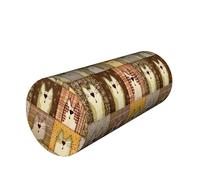 Cuscino massaggio per il collo rotolo lombare vari motivi 40x15cm