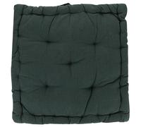 Cuscino materasso per sedia 40x40x7 cm, verde foresta, Sibilla