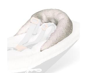 Cuscino mezza luna per sedile scafo Weber in rimorchio bici ( Grigio )