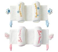 Cuscino modellante testa bambini | I bambinis prevengono cuscino testa piatta | Cuscini supporto teste neonatis morbidi traspiranti | Poggiapiedi ergonomici rimovibili prevenzione teste piatte bambini