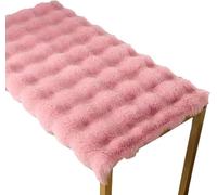 Cuscino Morbido In Pile A Bolle Per Panca,Antiscivolo E Lavabile Per Sgabello Da Ingresso,Per Divani A Tatami Divani A Bovindo Dondoli Poltrone Lunghe O Tappeti(Peach,27x55in)