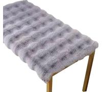 Cuscino Morbido In Pile A Bolle Per Panca,Antiscivolo E Lavabile Per Sgabello Da Ingresso,Per Divani A Tatami Divani A Bovindo Dondoli Poltrone Lunghe O Tappeti(Gray,27x27in)