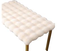 Cuscino Morbido In Pile A Bolle Per Panca,Antiscivolo E Lavabile Per Sgabello Da Ingresso,Per Divani A Tatami Divani A Bovindo Dondoli Poltrone Lunghe O Tappeti(Beige,24x51in)