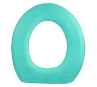 Cuscino morbido per sedile WC, Coprisedili for WC autoadesivi in EVA multicolore 41x37x0,5 cm(Light Green)