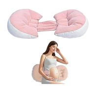 Cuscino multifunzionale per il corpo premaman per dormire lateralmente, morbido cuscino di supporto per maternità, completamente lavabile in lavatrice, cuscino di supporto per la vita e la pancia, per