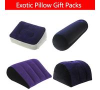 Cuscino multifunzionale Toughage Cuscino gonfiabile Posizioni Supporto Cuscino d'aria Cuscino triangolare Cuscino da gioco per letto notturno esotico