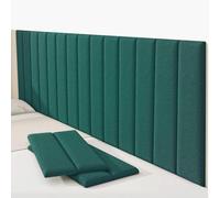 Cuscino Murale 3D Anticollisione | Adesivo Murale Imbottito - Cuscinetto Morbido Autoadesivo - Antiuerto, Stacca & Attacca | Per Testiera, Camera Da Letto, Studio(Green,6pcs)