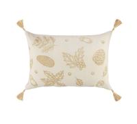 Cuscino Natale L'Oca Nera Soffice Magia con pigne rettangolare 1XM1002.10