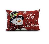 Cuscino Natalizio Decorativo 30x50 rettangolare Arredo Casa Feste di Natale