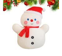 Cuscino Natalizio Decorativo Morbido Cuscino Peluche da Abbraccio | Figurina Di Natale Imbottita Per Casa Ufficio Scuola Casale Abitacolo Auto Soggiorno Camera da Letto Divano L B
