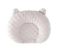 Cuscino Neonato Cuscino Cuscino Allattamento in memory foam ideale una pelle Resistente Federa Antiacaro Antisoffoco adatto per l'alimentazione il per bambini dai 6 mesi ai 3 anni (Grey, One Size)