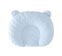 Cuscino Neonato Cuscino Cuscino Allattamento in memory foam ideale una pelle Resistente Federa Antiacaro Antisoffoco adatto per l'alimentazione il per bambini dai 6 mesi ai 3 (Light Blue, One Size)
