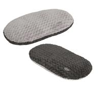 Cuscino Nobby ovale "SEOLI" L x P: 57 x 37 cm grigio scuro / grigio chiaro