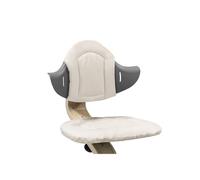 Cuscino Nomi Stokke, Grey Sand - Aggiunge morbidezza e comfort alla Sedia e al Seggiolone Nomi - Facile da montare e rimuovere - Per età dai 6 mesi in su - Lavabile in lavatrice