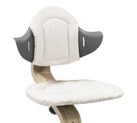 Cuscino Nomi Stokke, Grey Sand - Aggiunge morbidezza e comfort alla Sedia e al Seggiolone Nomi - Facile da montare e rimuovere - Per età dai 6 mesi in su - Lavabile in lavatrice